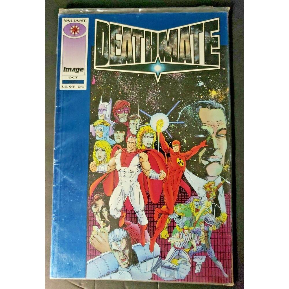 1993 Death Mate Oct. Blue Advance Comics Valiant Image 1st Print New Sealed mag